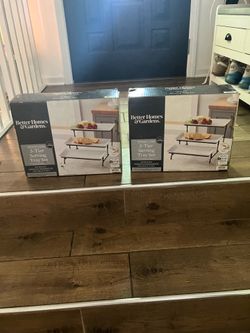 3-Tier Serving Tray Set-2 brand new in box