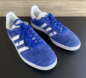 EXC Adidas Gazelle Royal Blue Bird Sneakers Tennis Shoes Men 10