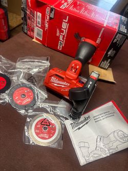 Milwaukee  M-12 FUEL  brushless 3 in cut off Saw /tool only brand new  pickup only
