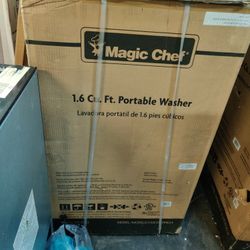 Grey 1.6cuft Top Load Portable Magic Chef Washing Machine 