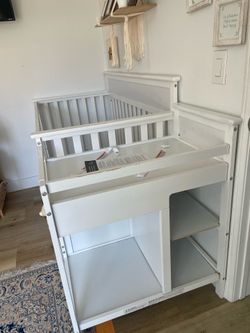 Crib and Changing Table combo