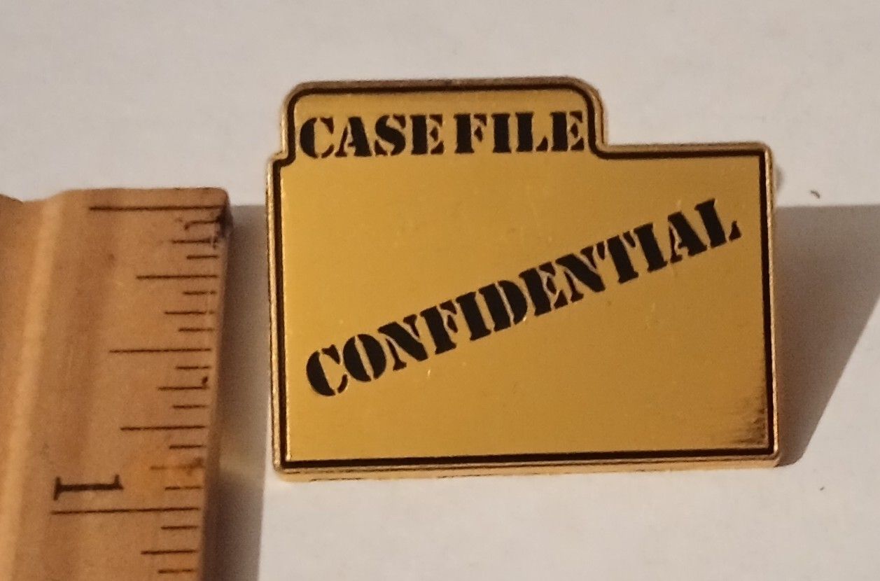 Clue Case File Confidential Envelope Game Piece Collectible Lapel Pin A-2