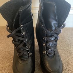 Rouge Lace Up Boots. Colour: Black Size: 8 1/2