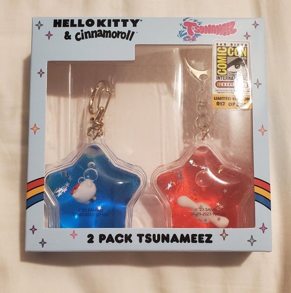 SDCC 2023 UCC TSUNAMEEZ Hello Kitty & Cinnamoroll Sanrio 2pk LE 012/500 IN HAND