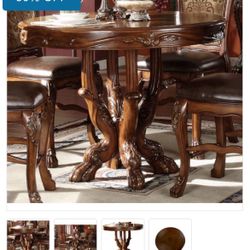 New Acme counter height, round dining table for small area only table no chairs New never used