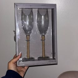 Toasting Glasses. Never Used. 