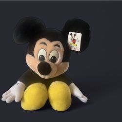 Mickey Mouse Plush NWT vintage Disney