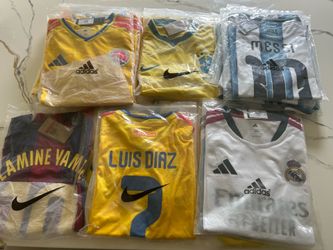 Selling soccer jerseys