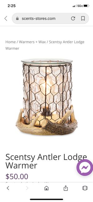 Scentsy Antler Lodge Full Size Warmer