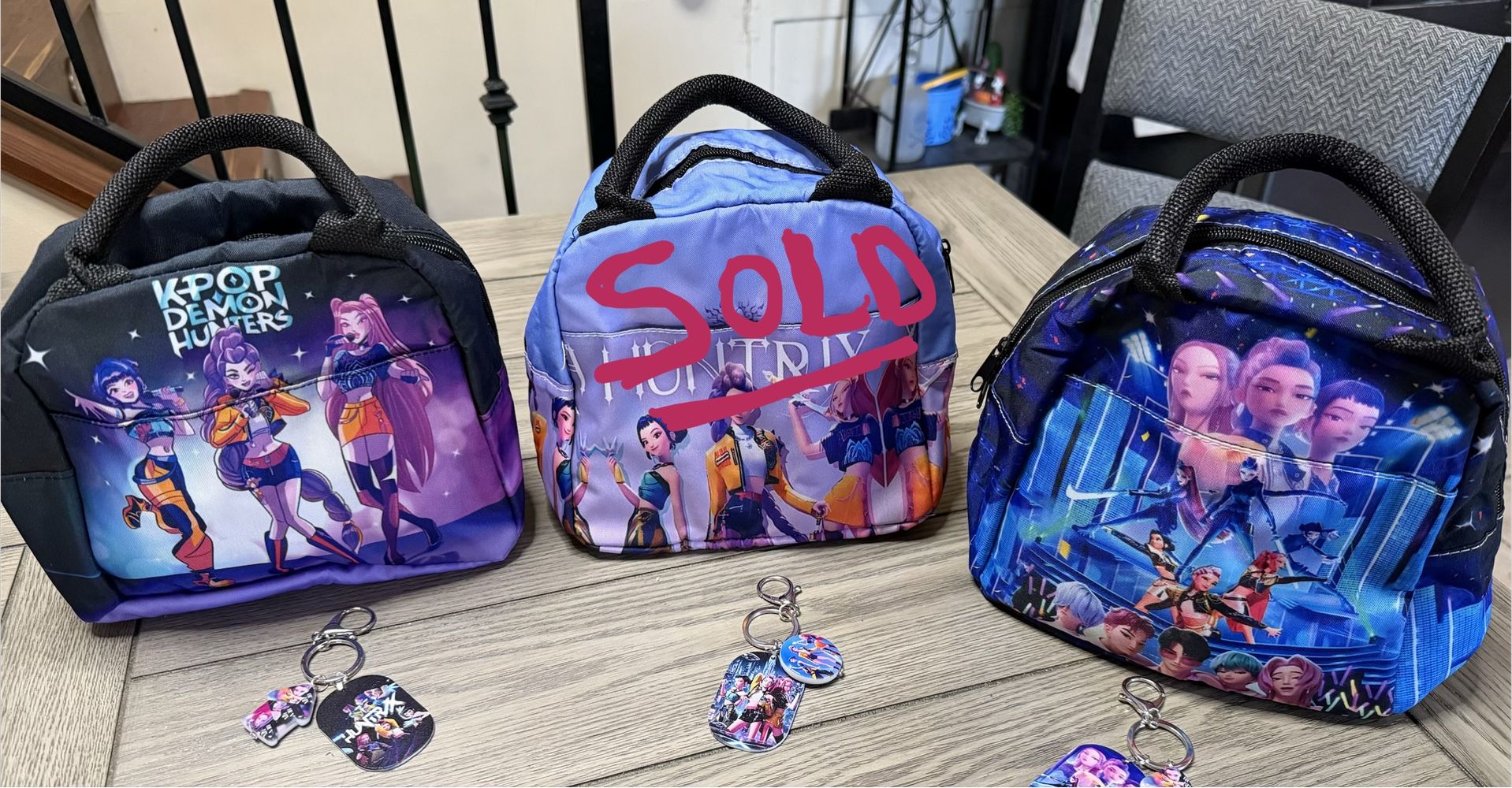 K-Pop Demon Hunters Insulated Lunch Bags