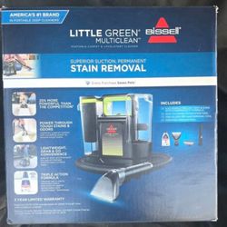 Bissell Little Green Multi clean Portable Carpet Upholstery Vacuum Car Detail