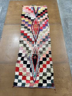 Vintage Moroccan Runner Rug