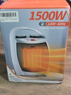 1500W Ceramic Fan Heater