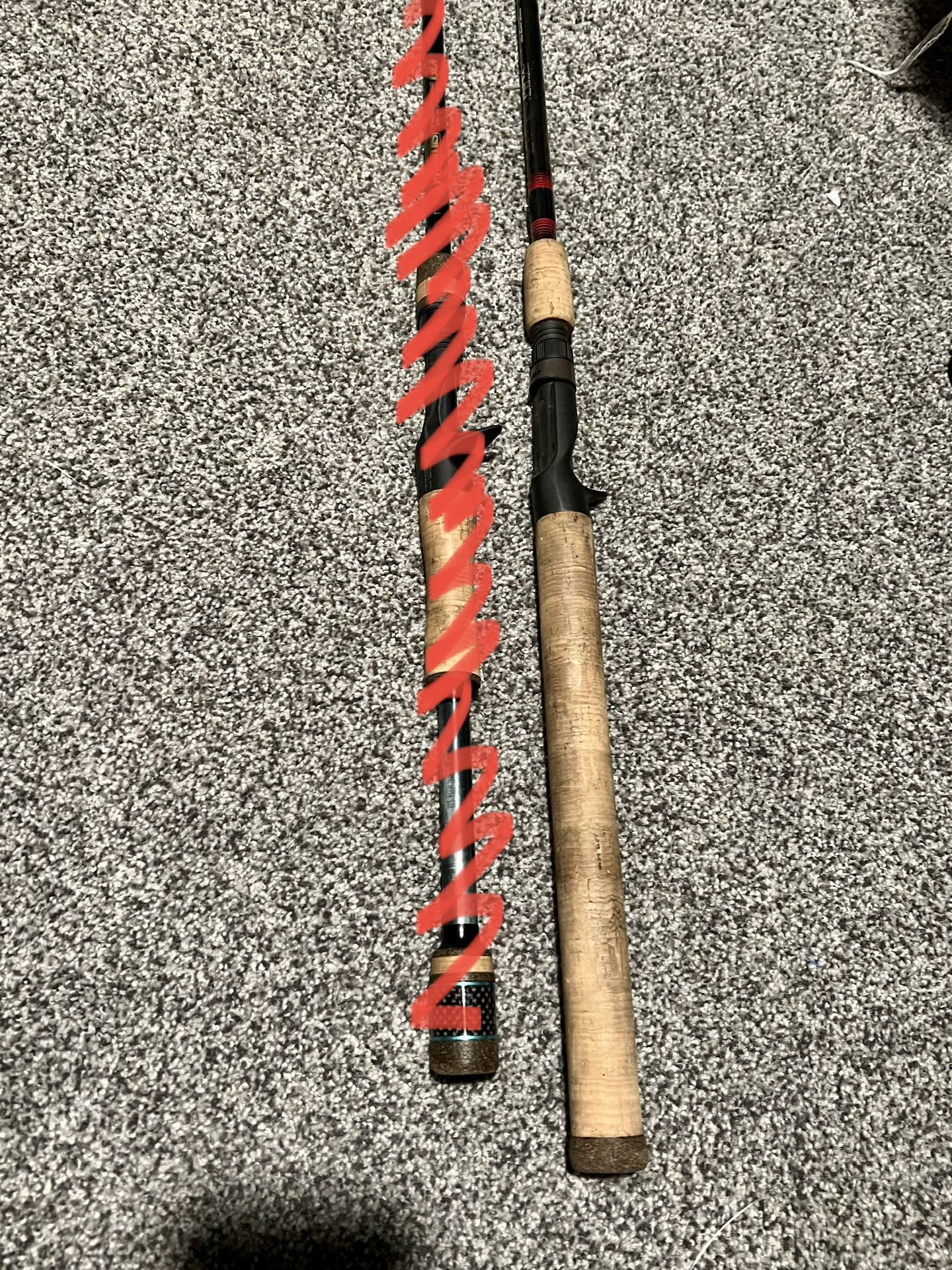 Bass Fishing Rod 7’3 MH 