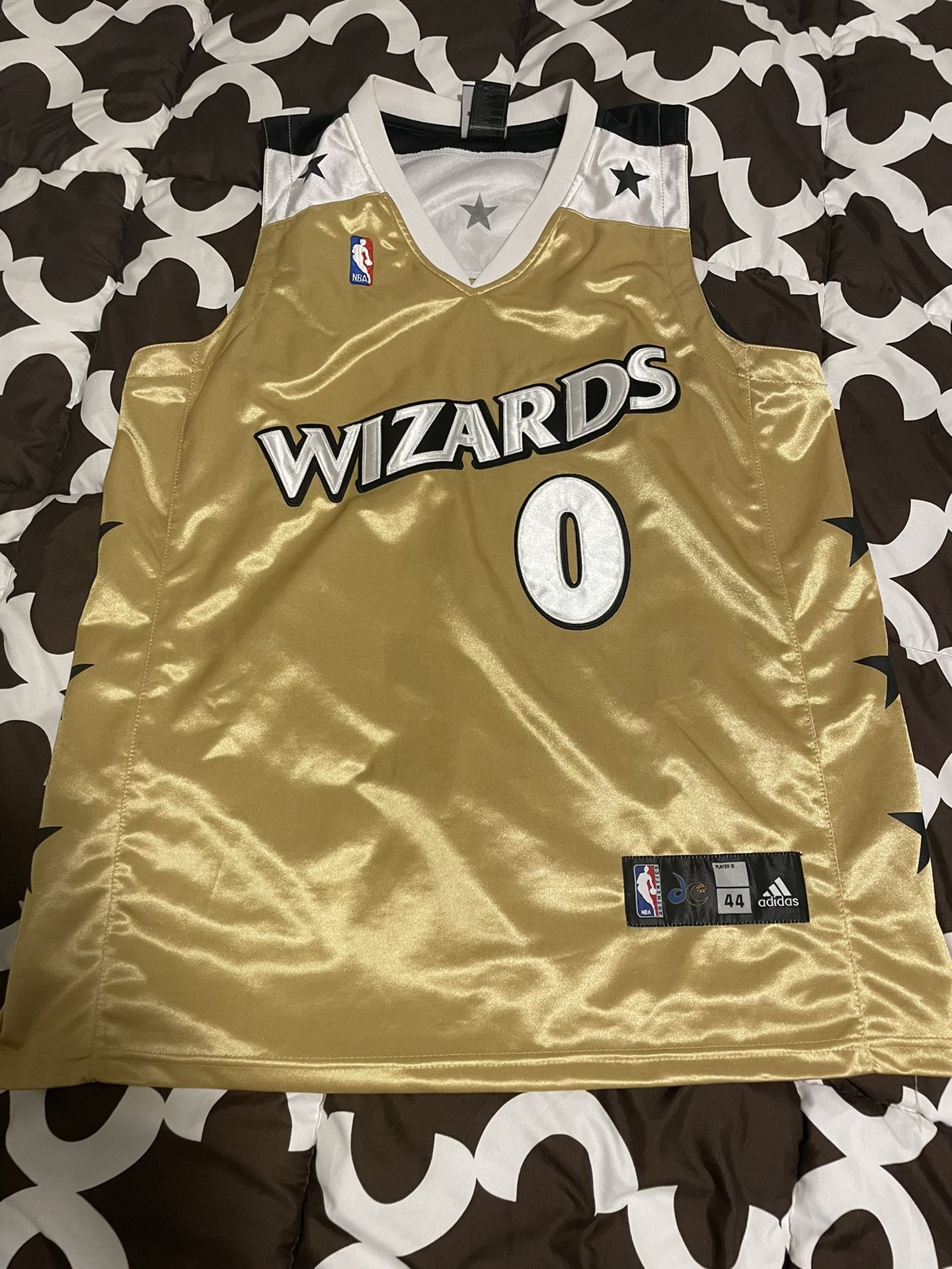 Gold Alternate Gilbert Arenas Wizards Jersey