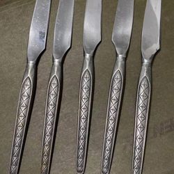 pewter steak knives