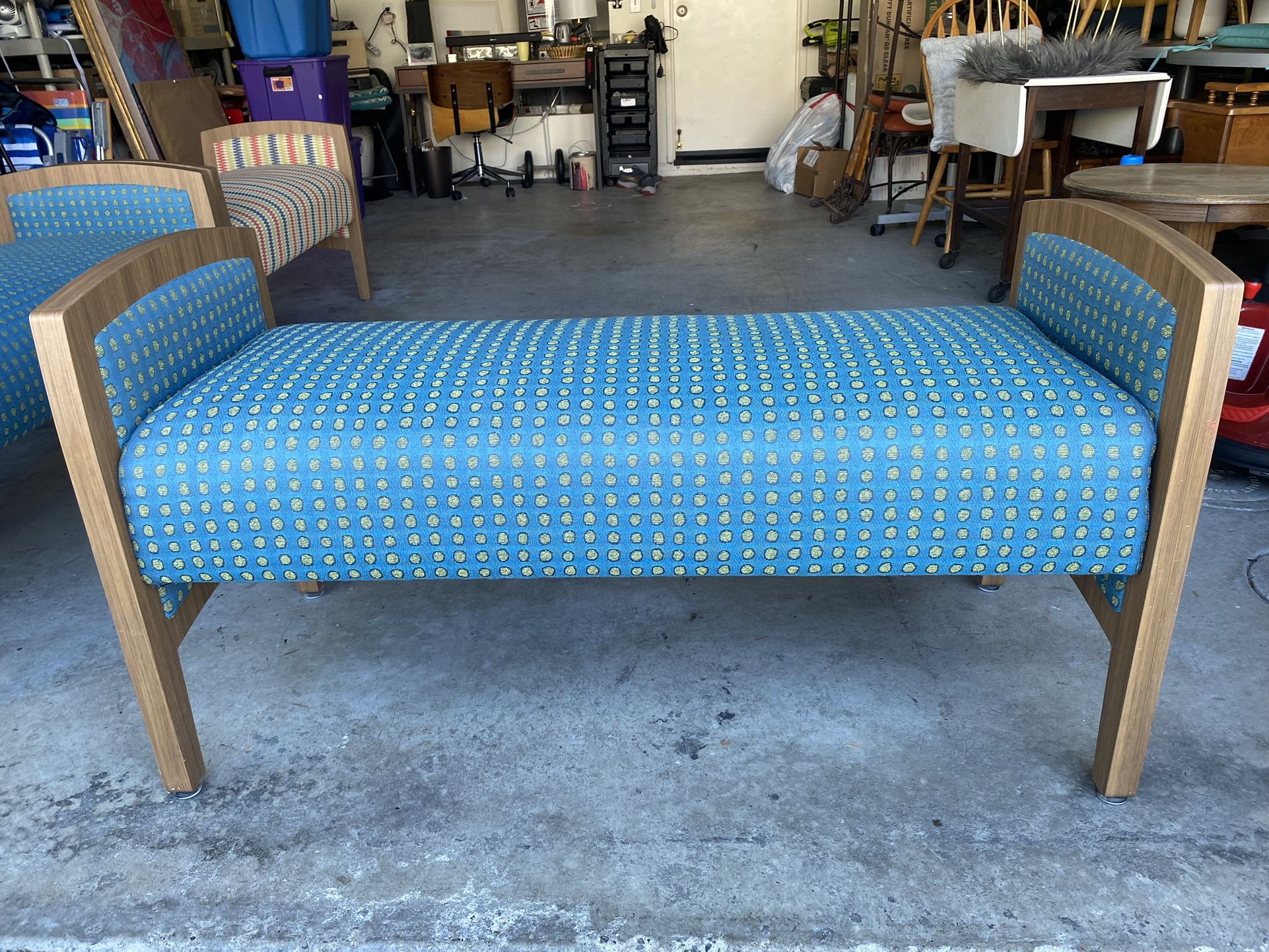 Bench Seat Upholstered Wood Chair Furniture 