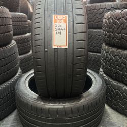 255/40R19 Continental Extreme Contact Full Pair of 2 Tires