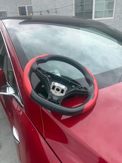 tesla model x steering wheel