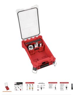 Milwaukee Packout Hole Saw Kit & Case New