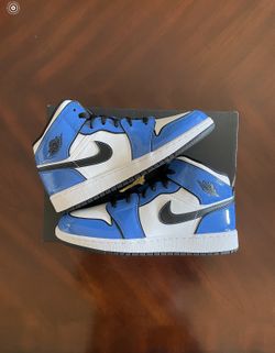 Air Jordan 1 Mid Signal Blue