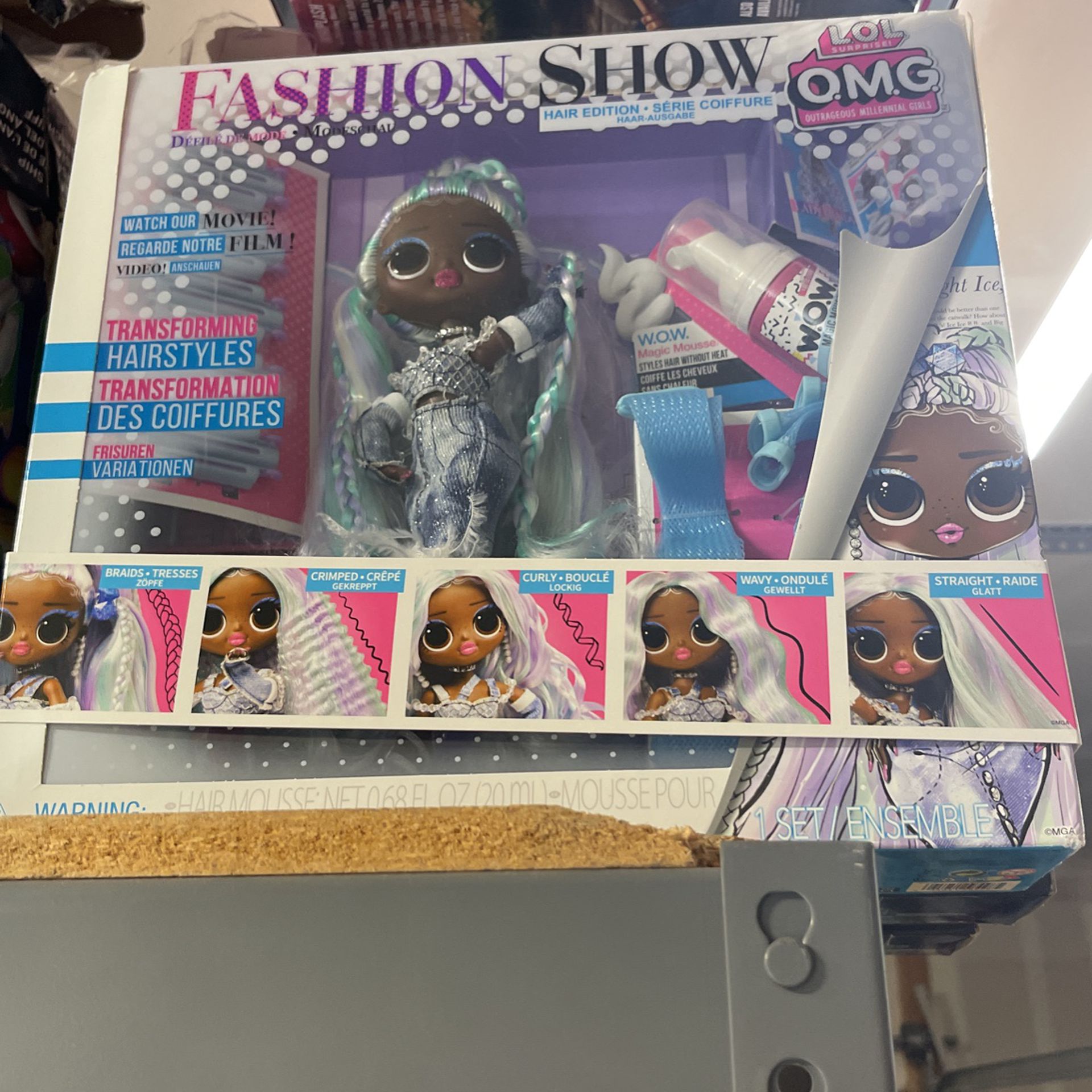 LOL Surprise OMG Fashion Show Style Edition Lady Braids Fashion Doll