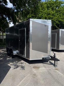 Hook & Line 7 x 14 Enclosed Trailer 7k