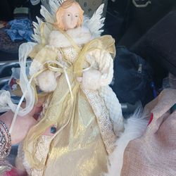 GORGEOUS NEW ANGEL TREE TOPPER 5 GINAL PRICE