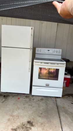 Fridge & electric stove