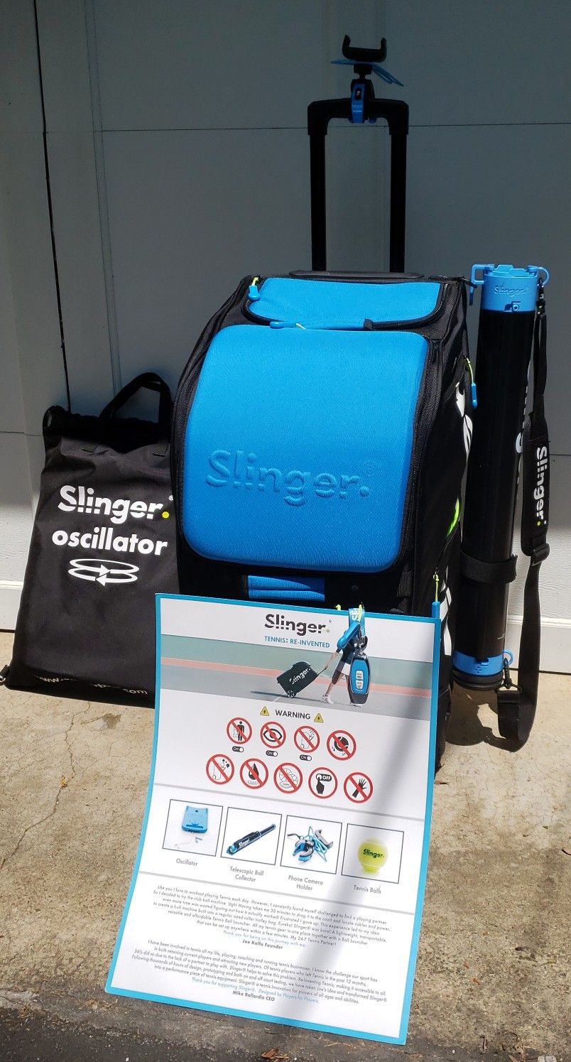 Slinger Tennis Ball Machine - "Slam Pack"
