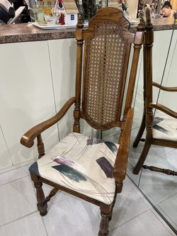 2 Beautiful Wood Chairs