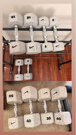 Complete Nike strength Dumbell Set