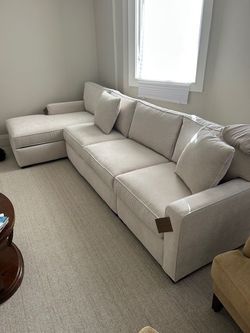 Macys Radly sofa with chaise!  Like New just delivered