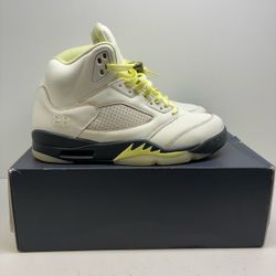 Jordan Women’s Retro 5 Luminous Green Shoes 21976335