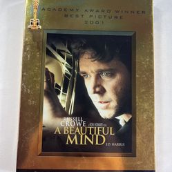 A Beautiful Mind DVD 2002 2-Disc Set Limited Edition New Factory Sealed