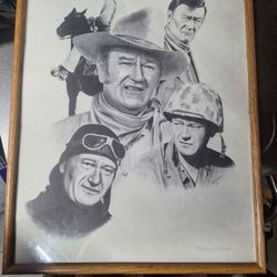 John Wayne Pencil Scetch