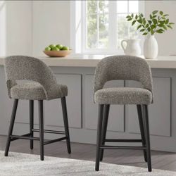 NIB -Lilah Counter Stool in Dark Gray, Set of 2 
 they sell new for $449