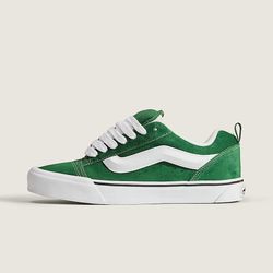 Vans Knu Skool Shoe Eden Green Kids Youth 7 NEW IN NWT BOX lifestyle retro chunky