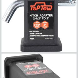 Trailer Hitch Adapter 2-1/2" to 2" Hitch Reducer Sleeve Carbon Steel