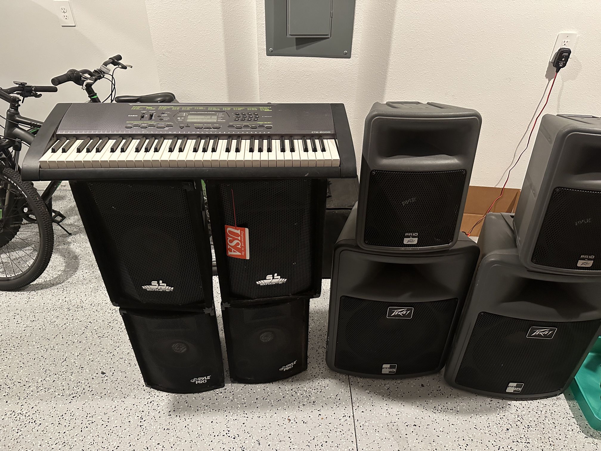 Speakers And Other DJ equipment