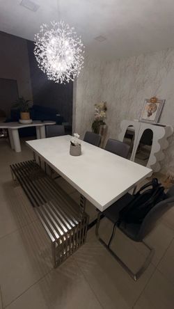 Juego de Comedor Moderna de 6 Sillas