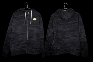 Cammu Black Zip Up Hoodie