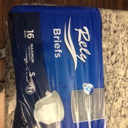 Diapers Unisex 16 In Each Box 20”-31 “ Waist