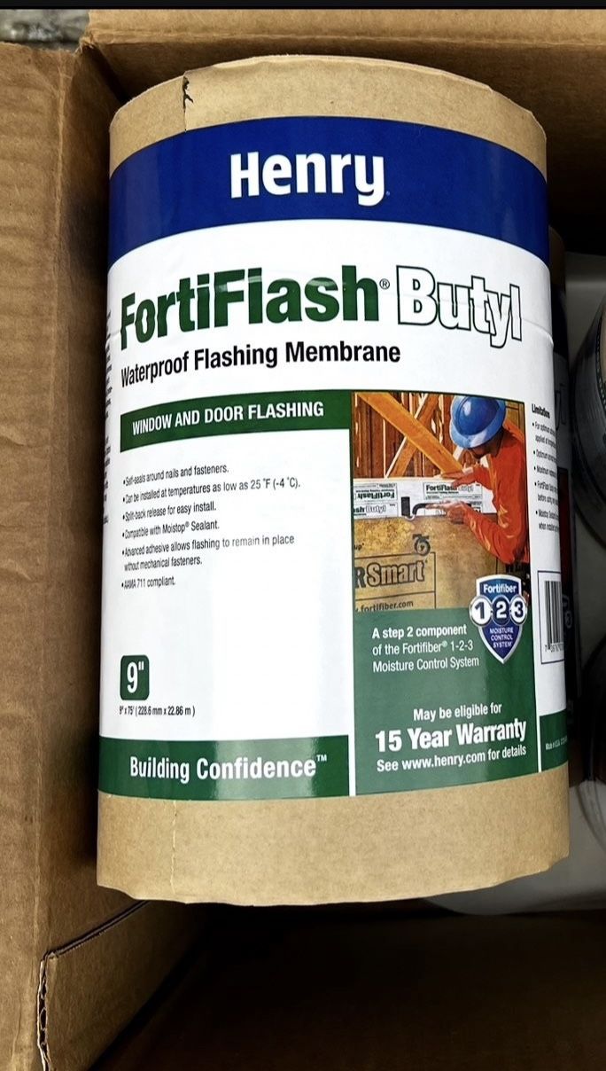Flashing Tape. Butyl. Size 9x75. New