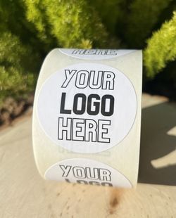 CUSTOM BOPP LABELS FOR BUSINESS advertising Cups Drinks Hydro Flasks Cosmetics Party Goody Bags