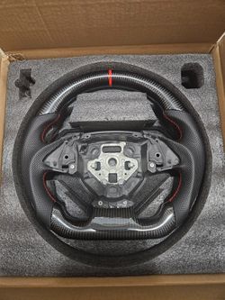BRAND NEW 2016-2024 CHEVROLET CAMARO Real Carbon Fiber Steering Wheel