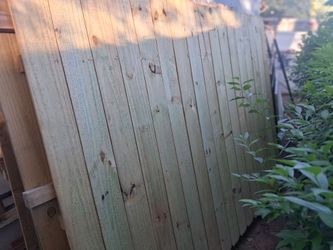 New fencing (15 panels)