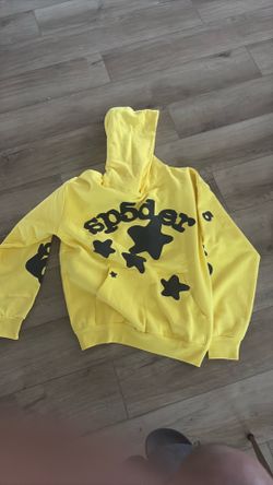 Yellow sp5der hoodie X-Large