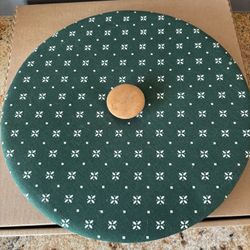 Longaberger Vintage NWT Large Fruit Fabric Lid Heritage Green