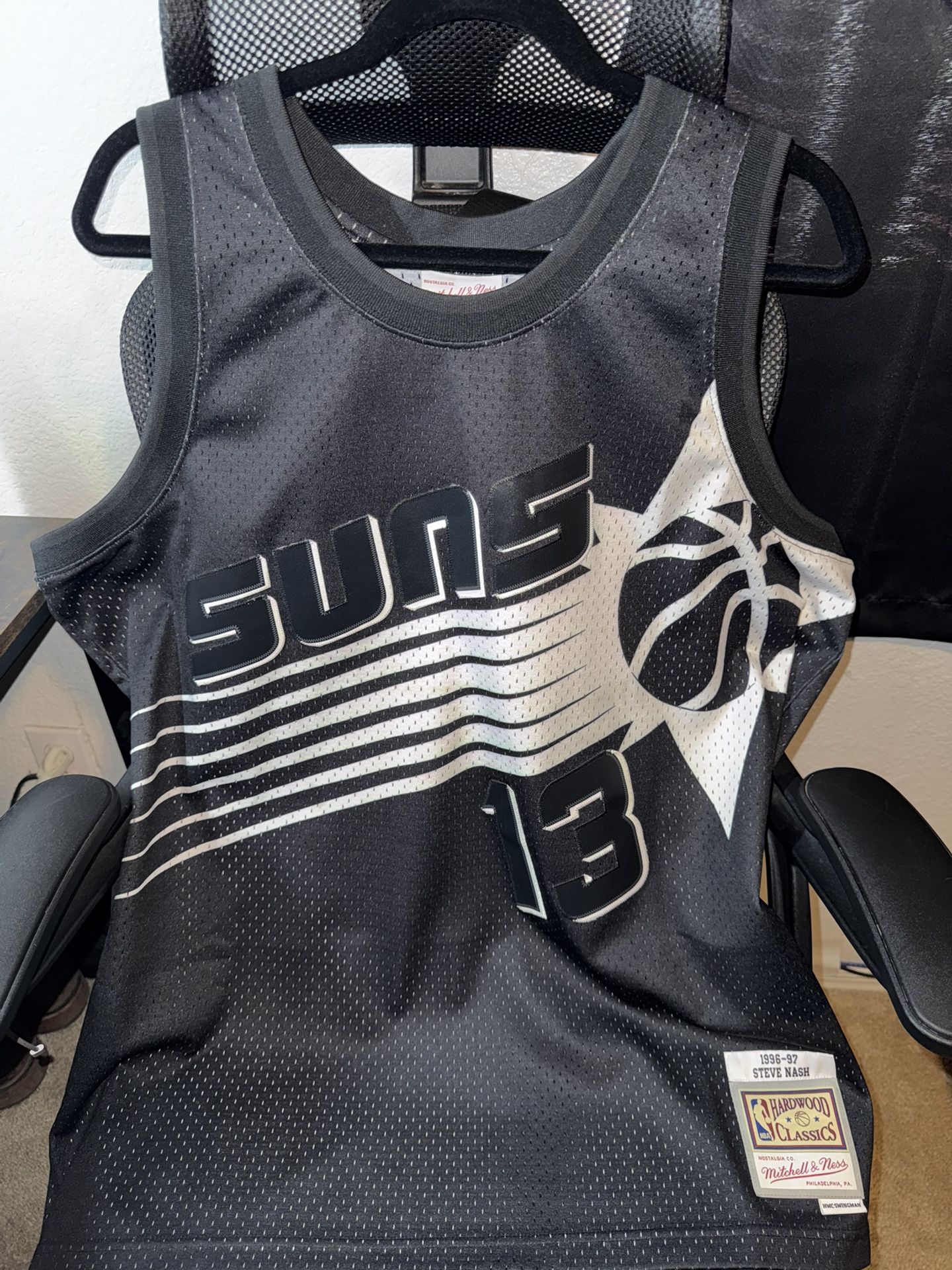 Phoenix Sun Steve Nash Jersey (Black/White)